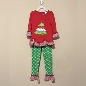 Rare Editions Red Holiday Top